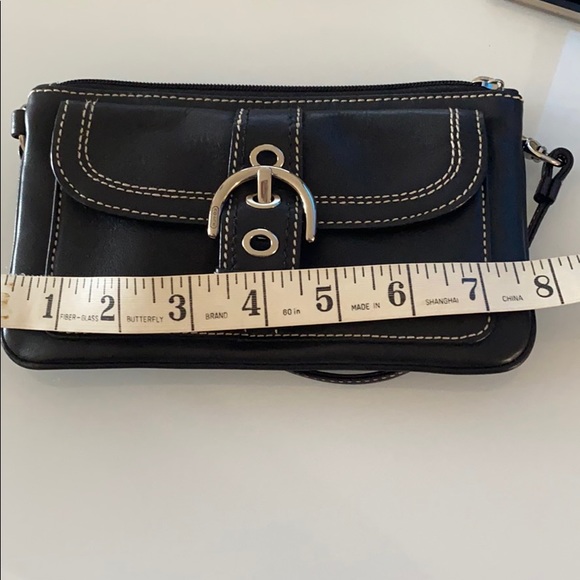 Coach Black Pouch/Wristlet Wallet - Picture 2 of 8